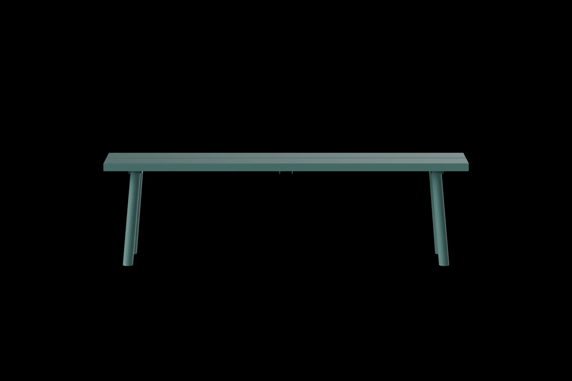 Fred's Bench Tuinbank, groen, 160x40x46.5 cm