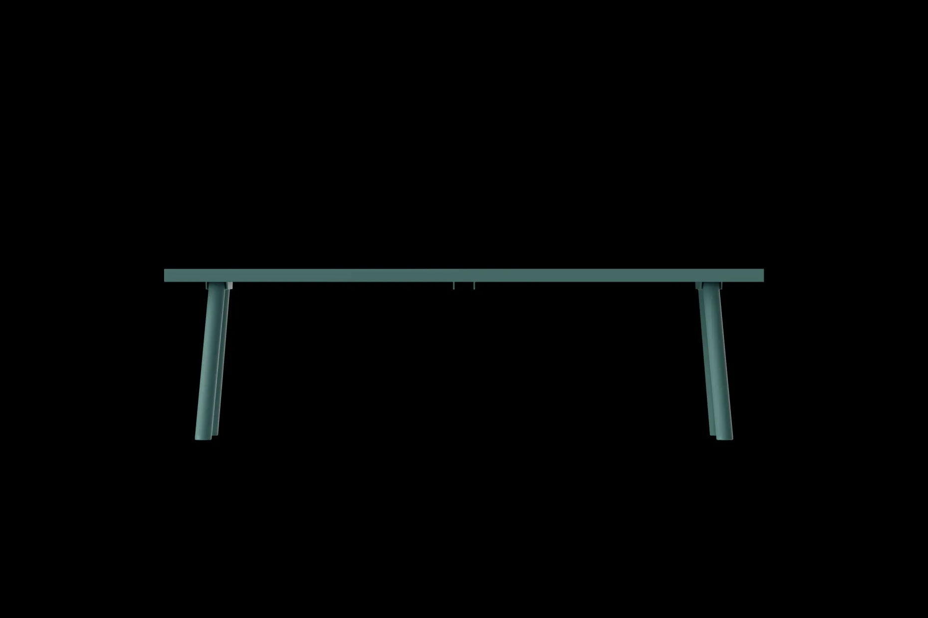 Fred's Bench Tuinbank, groen, 160x40x46.5 cm
