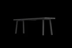Fred's Bench Tuinbank, zwart, 160x40x46.5 cm