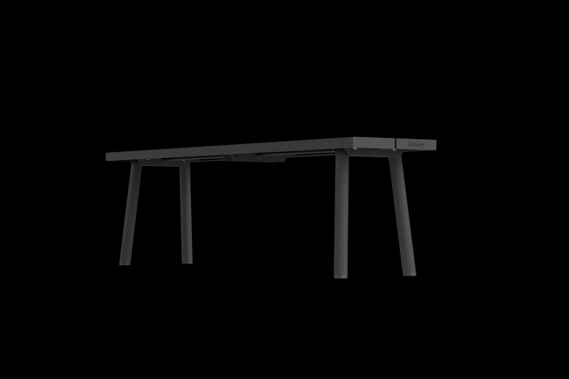 Fred's Bench Tuinbank, zwart, 160x40x46.5 cm