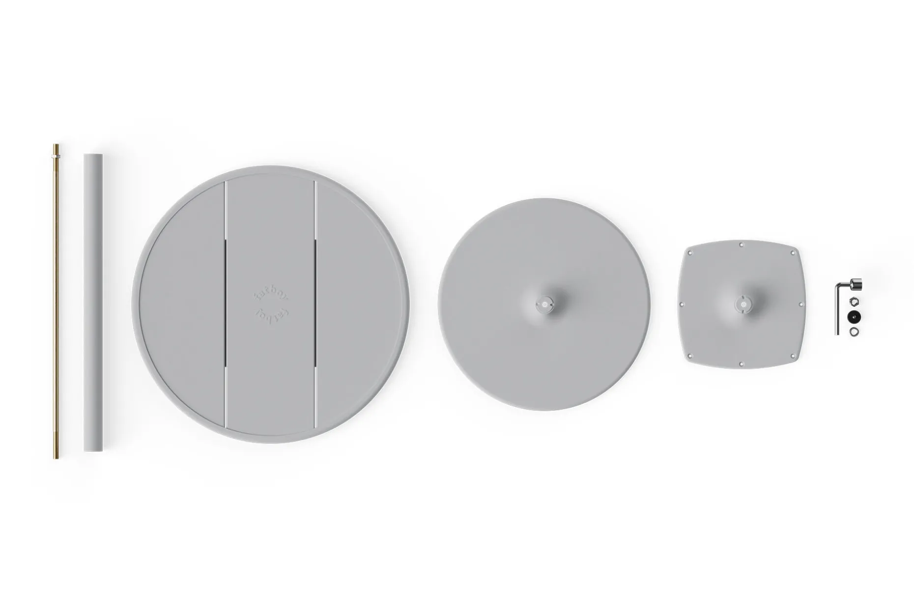 Fred's Bistreau Kleine tuintafel rond, 60x60x76 cm