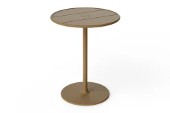 Fred's Bistreau Kleine tuintafel rond, bruin, 60x60x76 cm