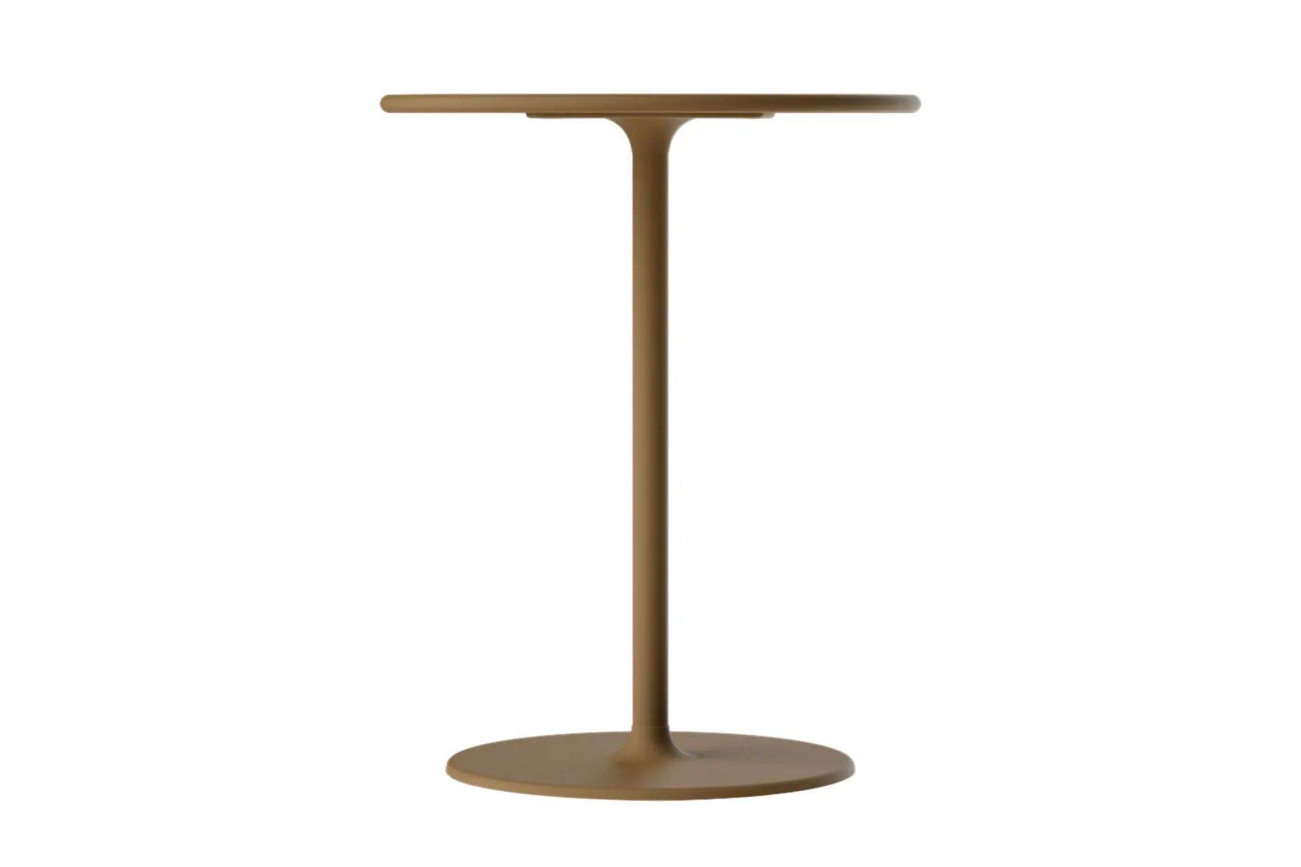 Fred's Bistreau Kleine tuintafel rond, bruin, 60x60x76 cm