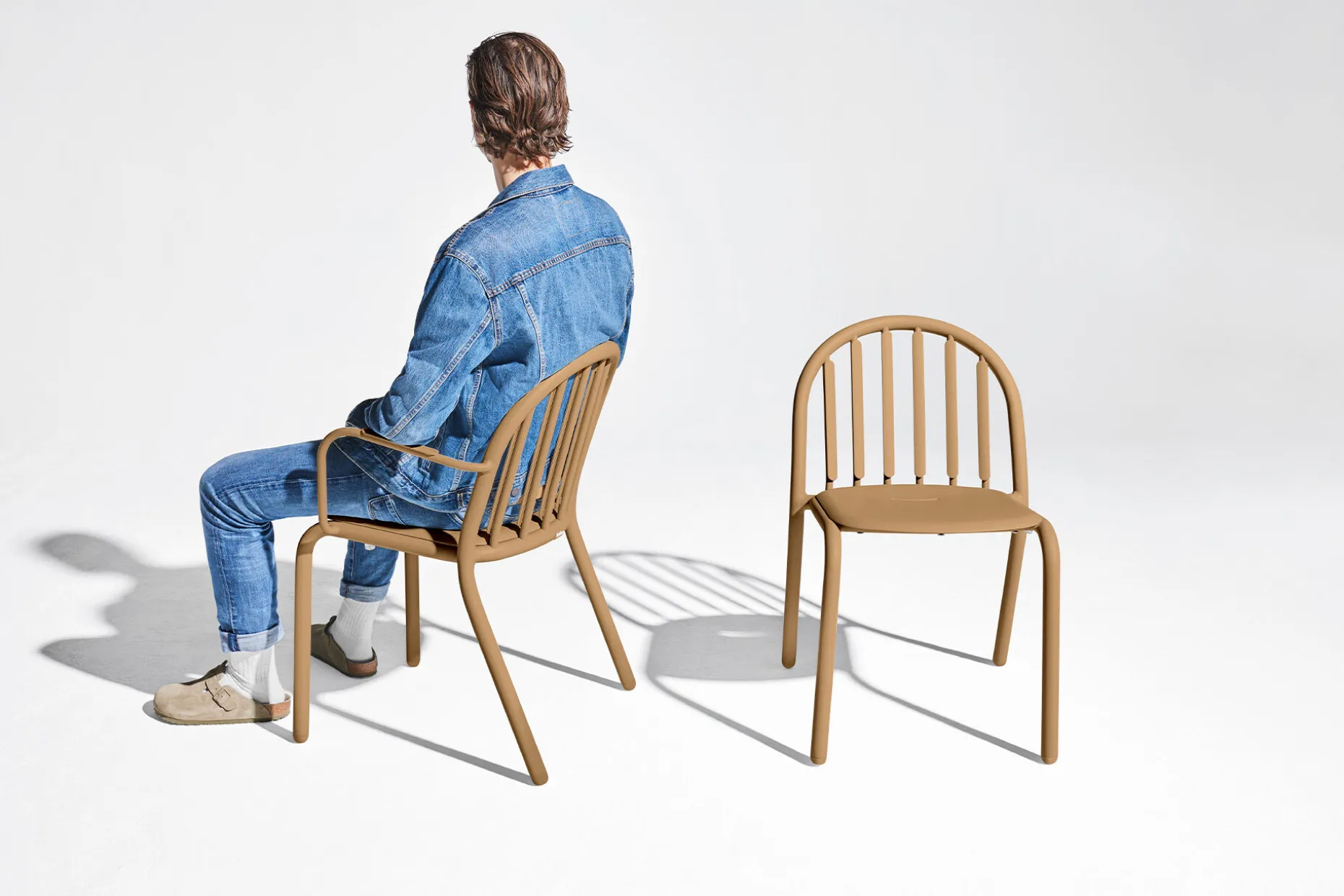 Fred's Chair Tuinstoel, bruin, 52x56x80.5 cm