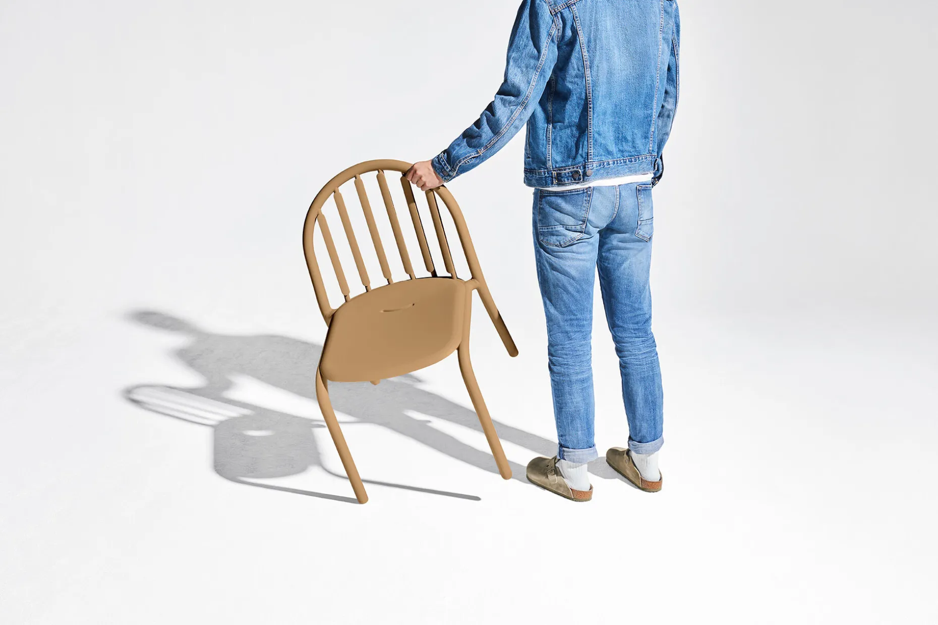 Fred's Chair Tuinstoel, bruin, 52x56x80.5 cm