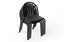 Fred's Chair Tuinstoel, zwart, 52x56x80.5 cm