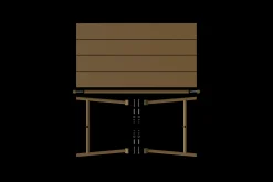 Fred's Medium Table Tuintafel, bruin, 170x90x76 cm