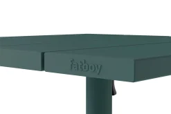 Fred's Square Bistreau Kleine tuintafel vierkant, groen, 80x80x76 cm