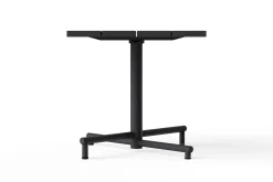Fred's Square Bistreau Kleine tuintafel vierkant, zwart, 80x80x76 cm