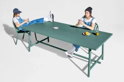 Fred's Table Tuintafel, groen, 220x100x76 cm