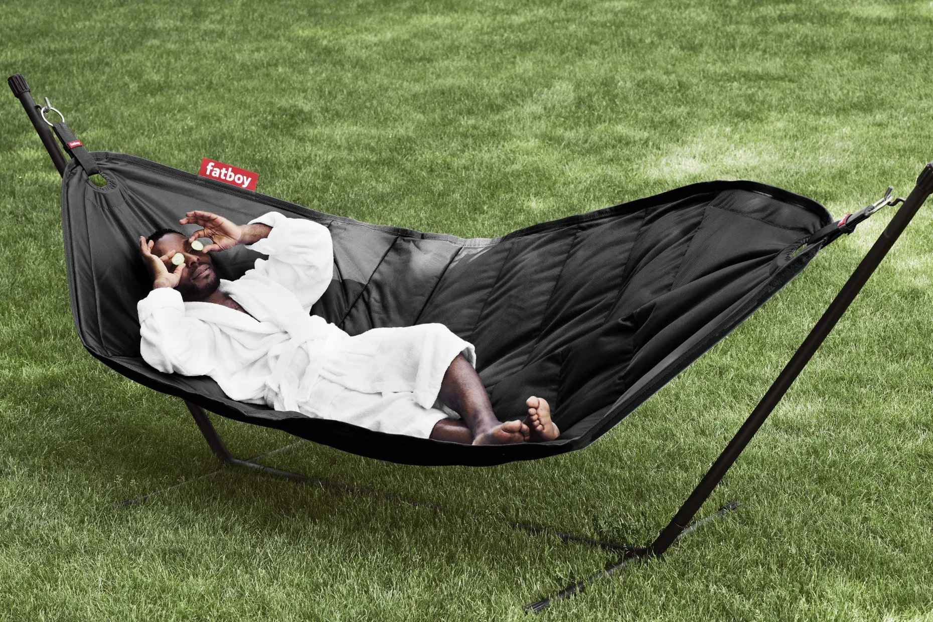Headdemock Black Hangmat met standaard, 270x138x110 cm