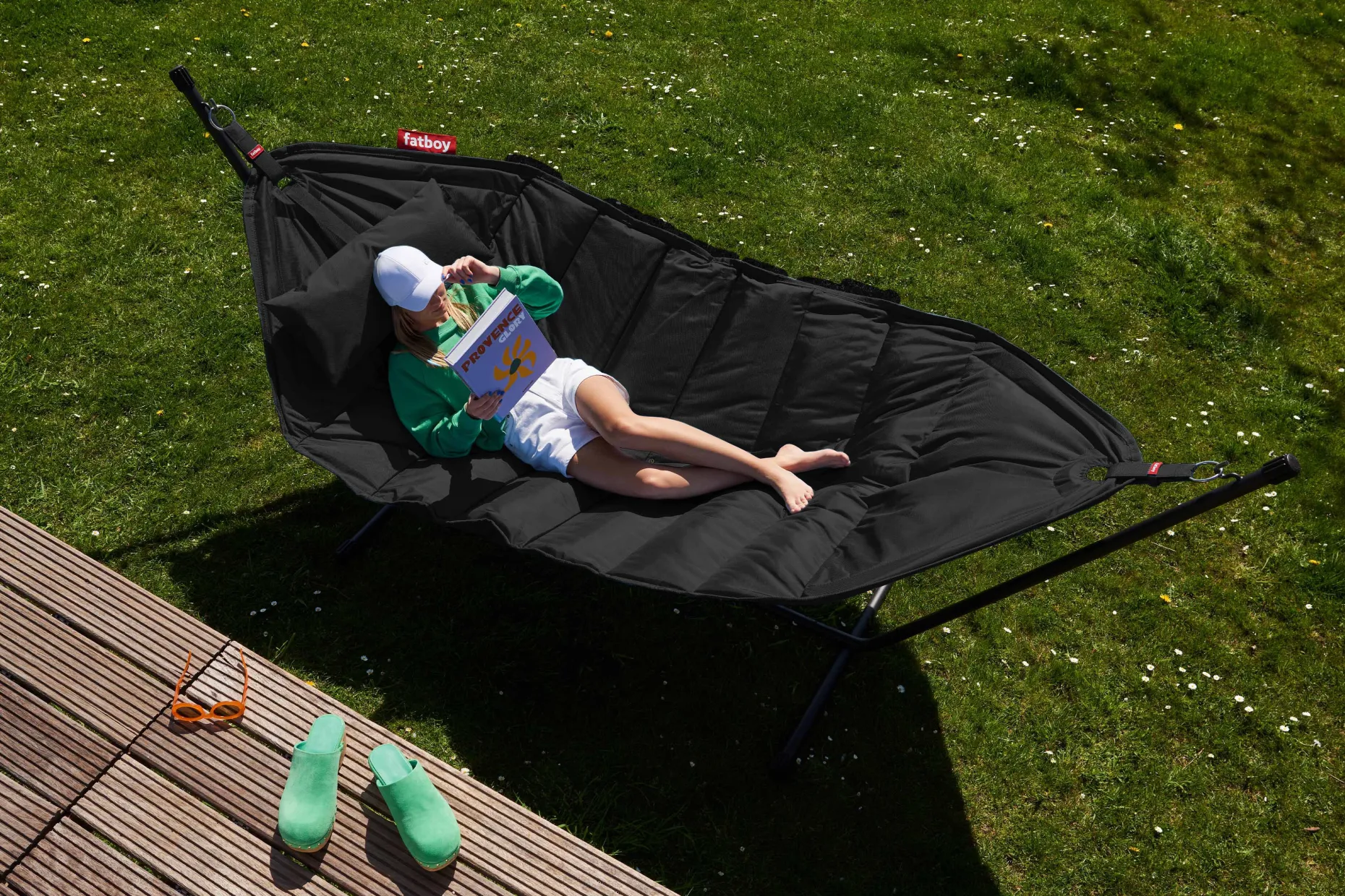 Headdemock Black Hangmat met standaard, 270x138x110 cm