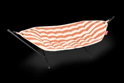 Headdemock Superb Stripe Orange Creme Hangmat met standaard, 270x138x110 cm