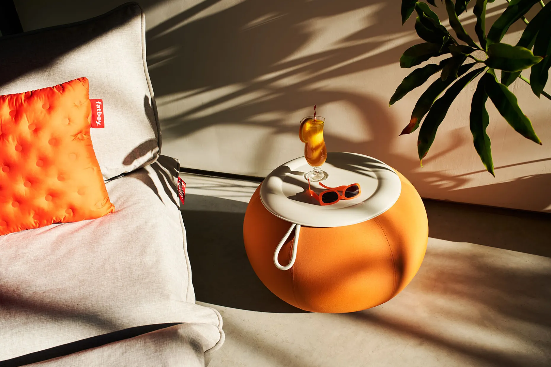 Humpty Outdoor Outdoor salontafels, oranje, 65x65x35 cm