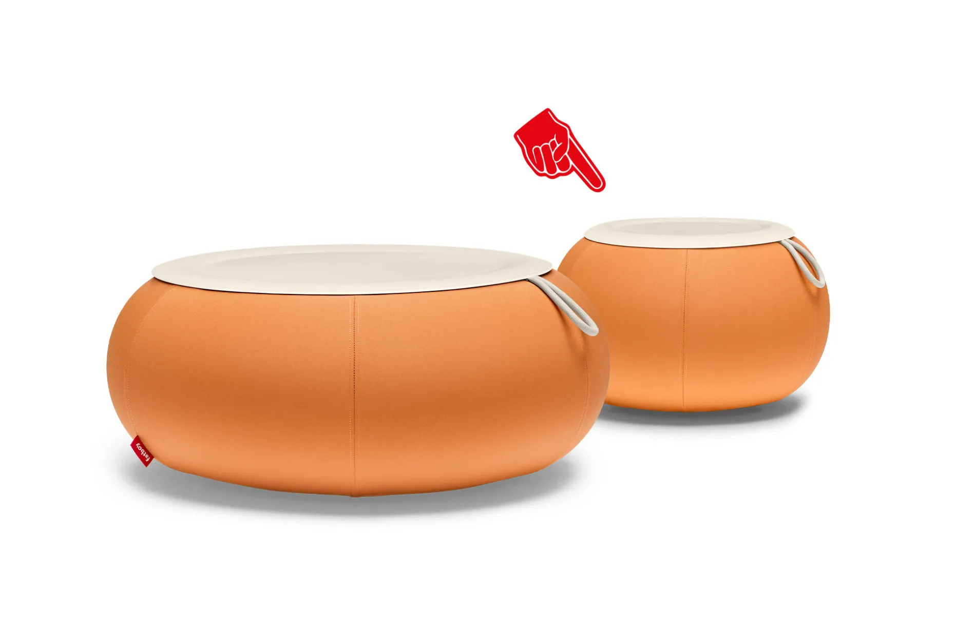 Humpty Outdoor Outdoor salontafels, oranje, 65x65x35 cm