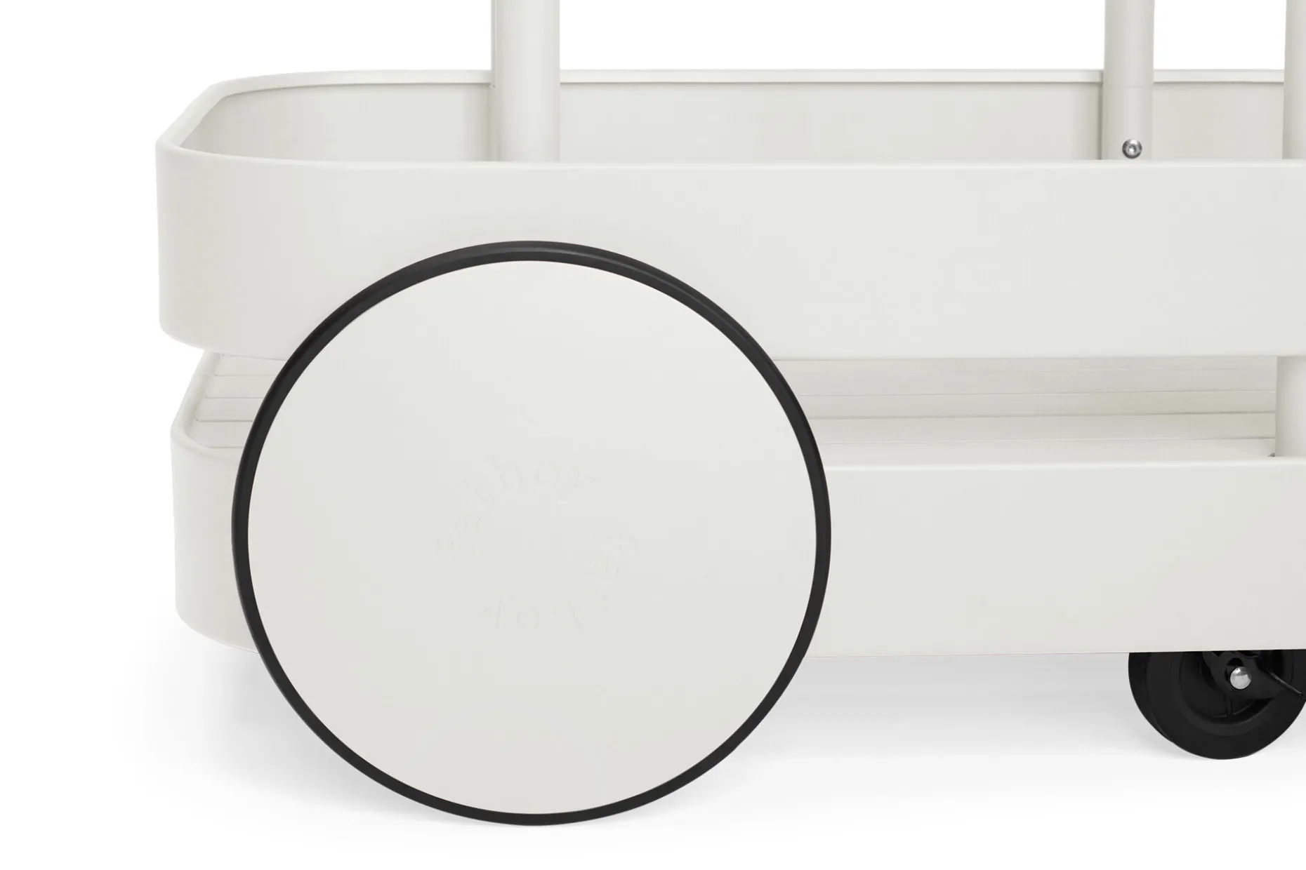 Jolly Trolley Verrijdbare bartafel, wit, 78x55x200 cm
