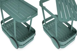Jolly Trolley Verrijdbare bartafel, groen, 78x55x200 cm