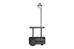 Jolly Trolley Verrijdbare bartafel, zwart, 78x55x200 cm