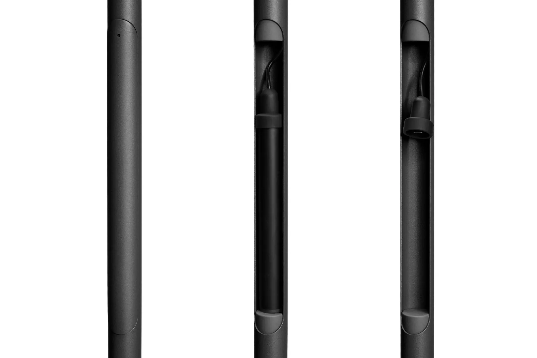 Jolly Trolley Verrijdbare bartafel, zwart, 78x55x200 cm