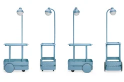 Jolly Trolley Verrijdbare bartafel, blauw, 78x55x200 cm