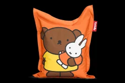 Junior Nylon x Miffy / Boris nijntje zitzak boris, oranje, 130x100 cm
