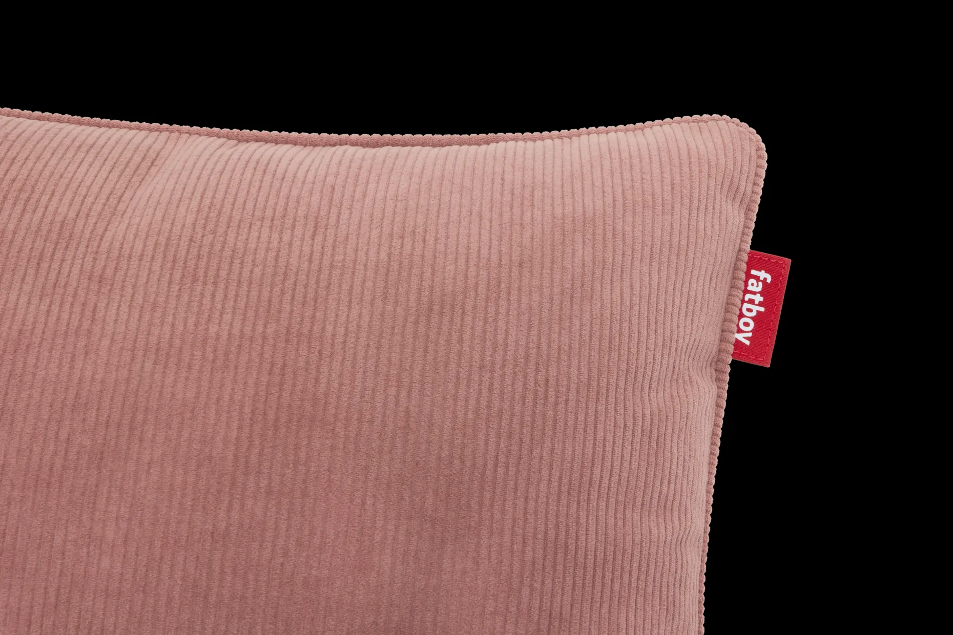 King Pillow Cord Sierkussen, roze, 66x40 cm