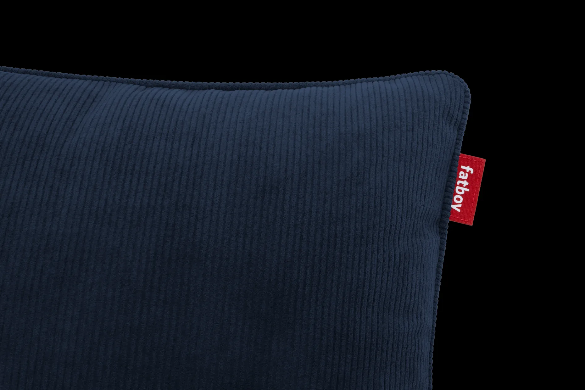 King Pillow Cord Sierkussen, blauw, 66x40 cm
