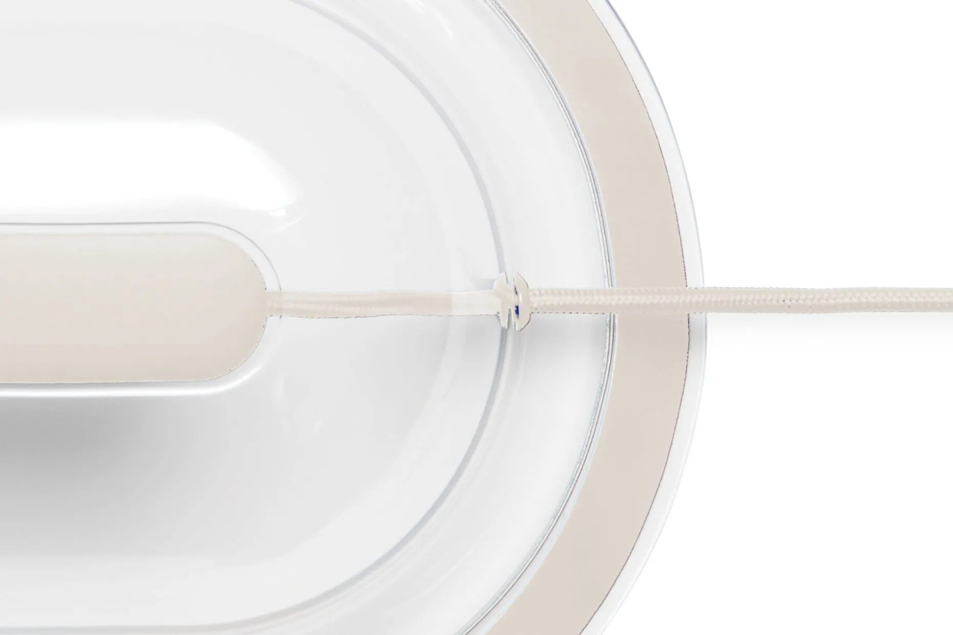 Led's Strip Wandlamp, beige, 36.5x18.9x7 cm
