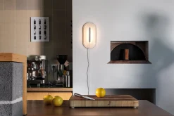 Led's Strip Wandlamp, blauw, 36.5x18.9x7 cm