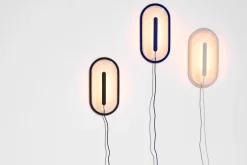 Led's Strip Wandlamp, zwart, 36.5x18.9x7 cm