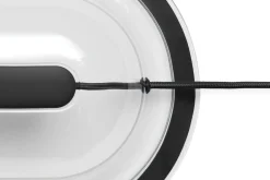 Led's Strip Wandlamp, zwart, 36.5x18.9x7 cm