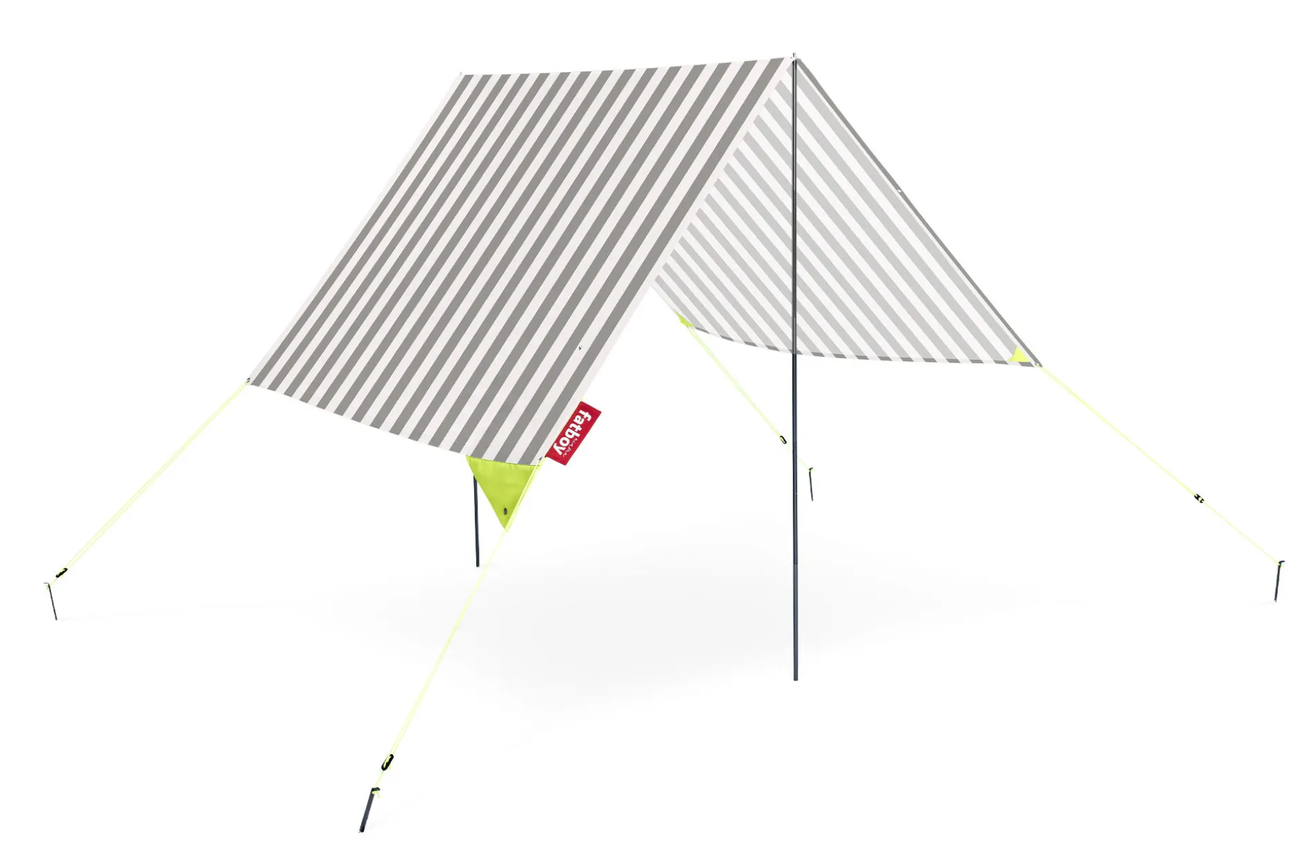 Miasun Draagbare strandtent, grijs, 330x190x140 cm