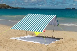 Miasun Draagbare strandtent, groen, 330x190x140 cm