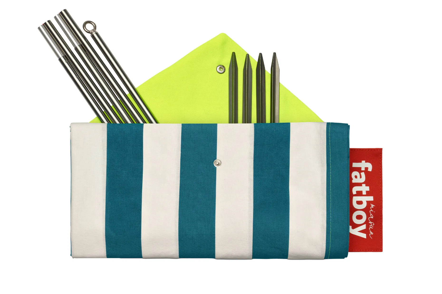Miasun Draagbare strandtent, groen, 330x190x140 cm