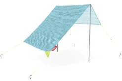 Miasun Draagbare strandtent, blauw, 330x190x140 cm