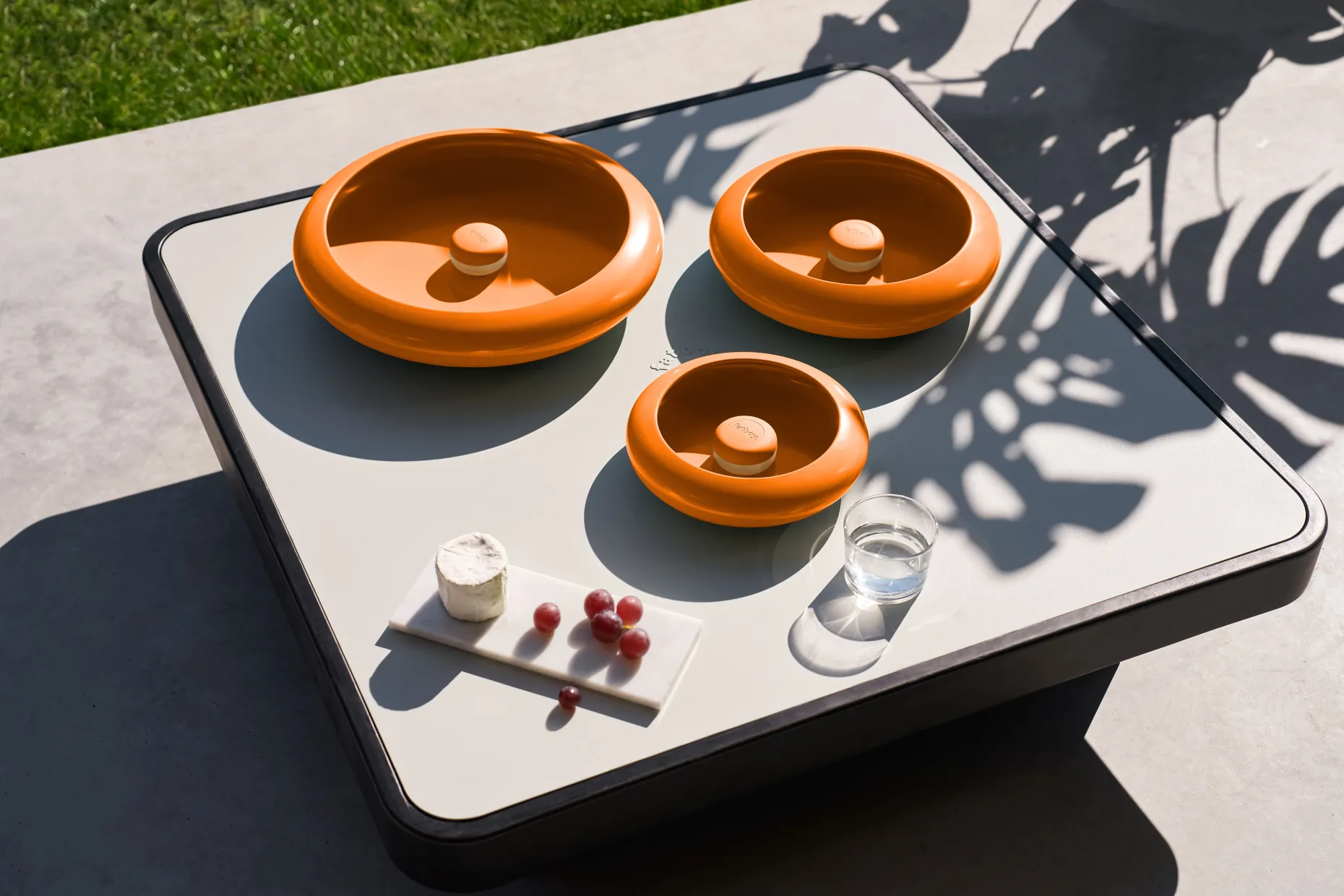 Oloha Trio Wandlampen set, oranje,cm