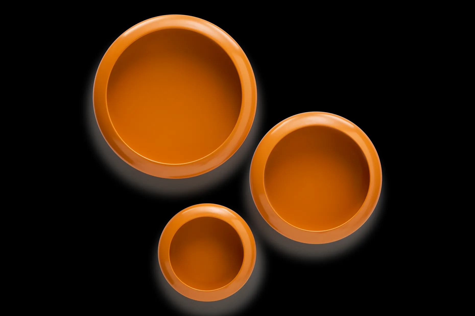 Oloha Trio Wandlampen set, oranje,cm
