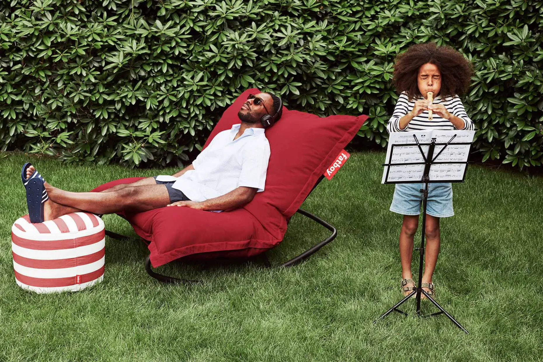 Original Outdoor Buitenzitzak, rood, 134x180 cm