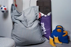 Original Slim Terry Badstof zitzak, blauw, 120x155 cm