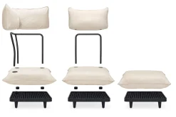 Paletti Daybed Modulaire lounge stoel voor buiten, 190x100x90 cm