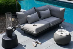 Paletti Daybed Royal Modulaire lounge stoel voor buiten, 190x100x90 cm