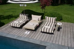 Paletti Hocker Modulaire hocker voor buiten, bruin, 100x100x45 cm