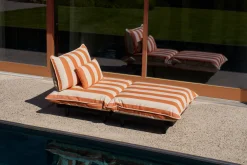 Paletti Hocker Modulaire hocker voor buiten, beige, 100x100x45 cm