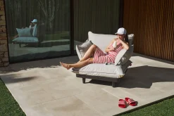 Paletti Lounge Chair Modulaire loungestoel voor buiten, 100x100x90 cm