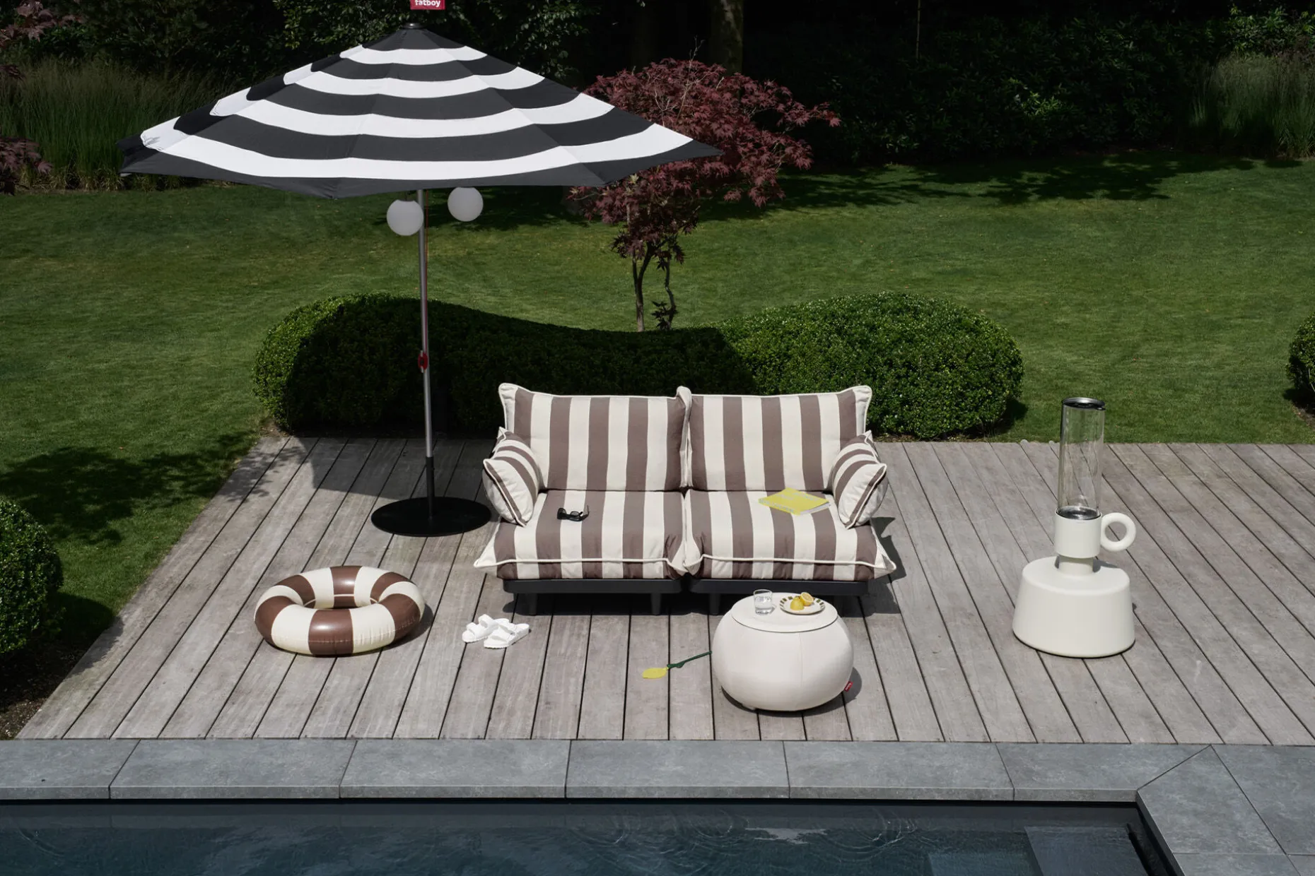 Paletti Lounge Chair Modulaire loungestoel voor buiten, 100x100x90 cm