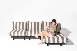 Paletti Set Large + Table Modulaire loungeset voor buiten, 280x190x90 cm