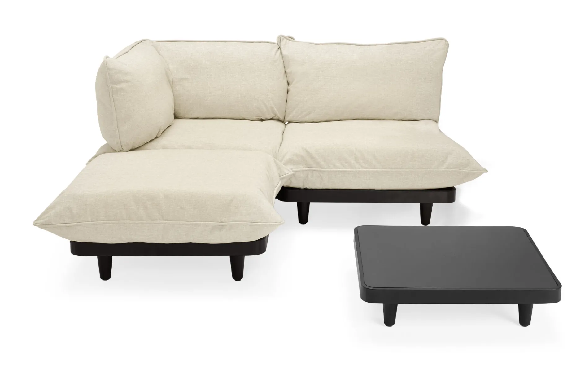 Paletti Set Medium + Table Modulaire loungeset voor buiten, 190x190x90 cm