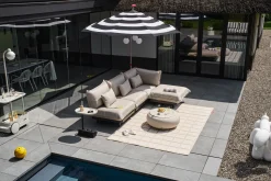 Paletti Set Medium Royal + Table Modulaire loungeset voor buiten, 190x190x90 cm
