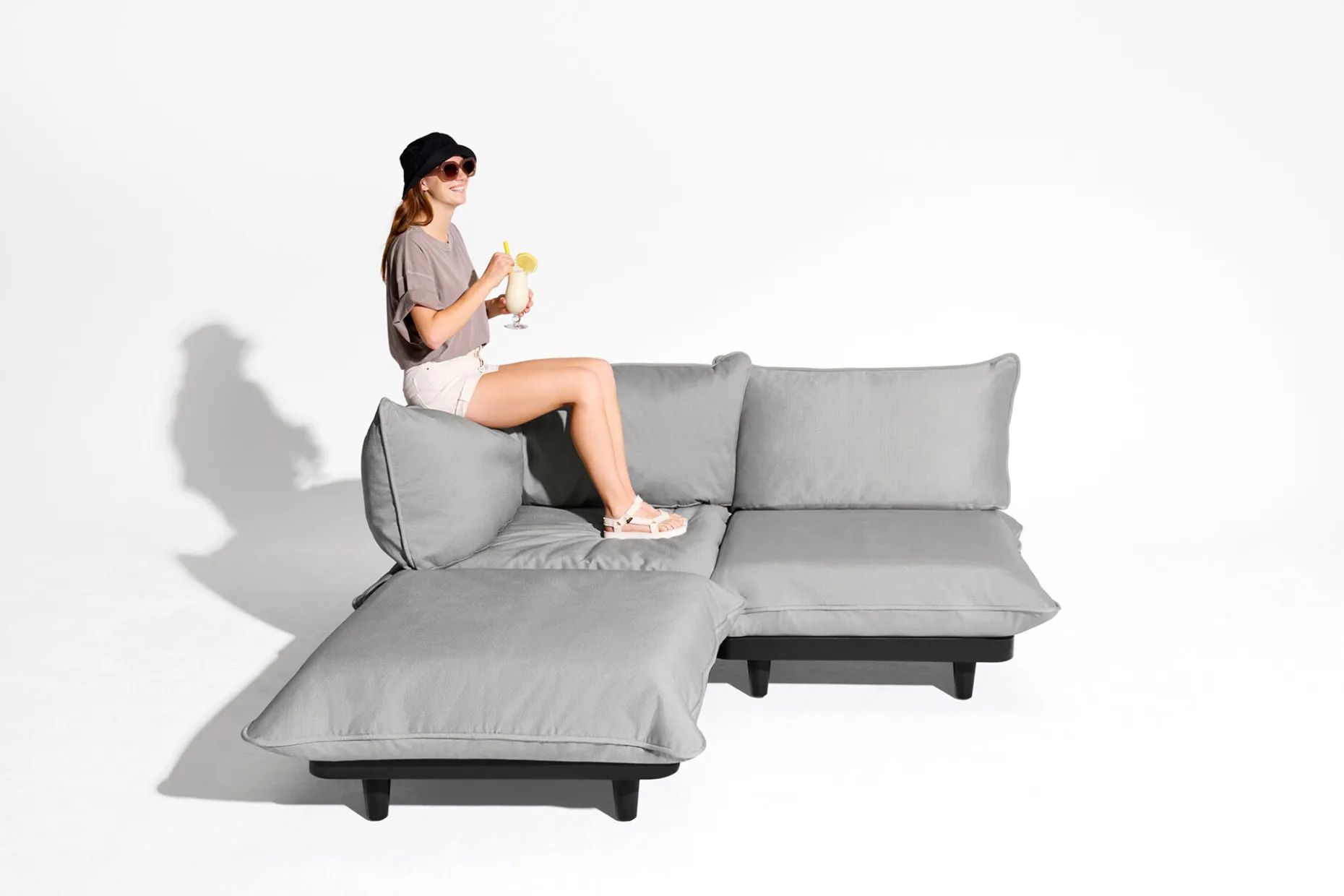 Paletti Set Small Royal Modulaire loungeset voor buiten, 190x100x90 cm