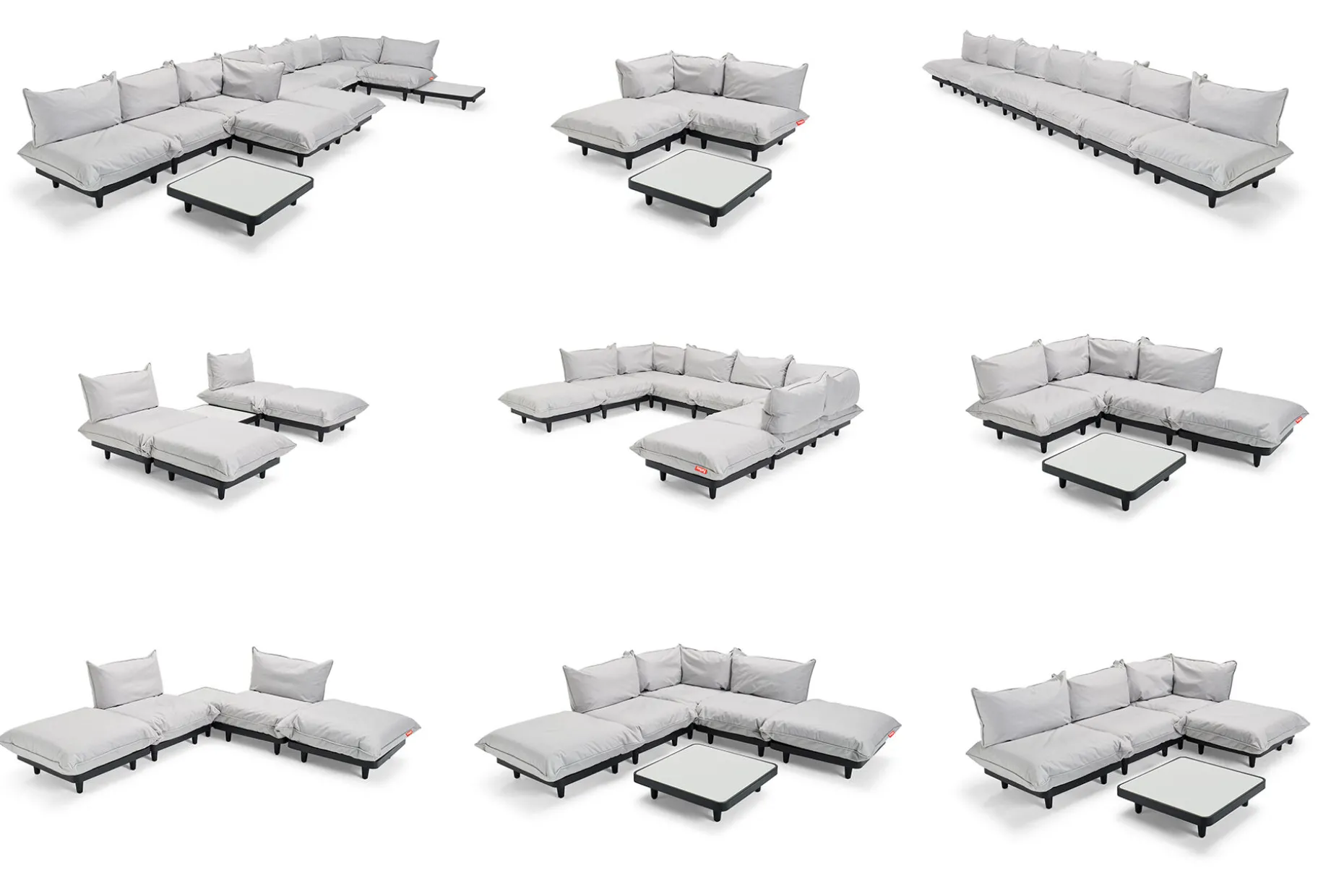 Paletti Set Small Royal Modulaire loungeset voor buiten, 190x100x90 cm